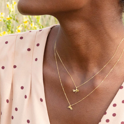 Alex Monroe Teeny Tiny Dragonfly Necklace