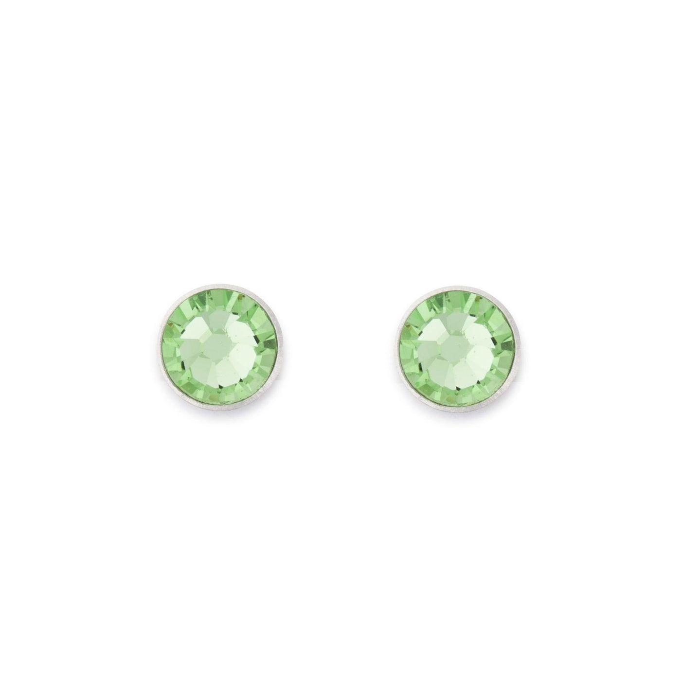 Coeur de Lion Green Swarovski Crystal Stud Earrings - Rococo Jewellery