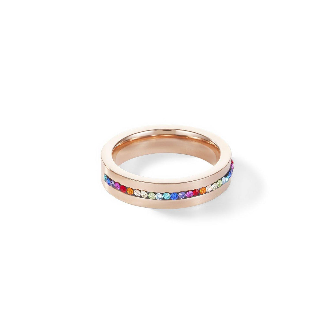 Coeur De Lion Pavé Crystal Ring - Various Colours - Rococo Jewellery