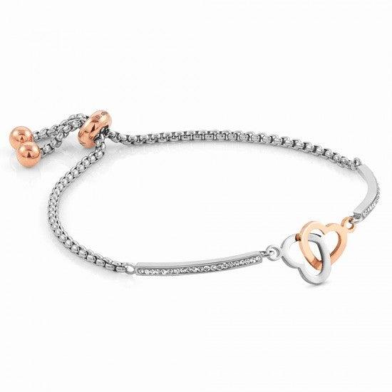 Nomination Milleluci Interlocking Hearts Bracelet - Rococo Jewellery