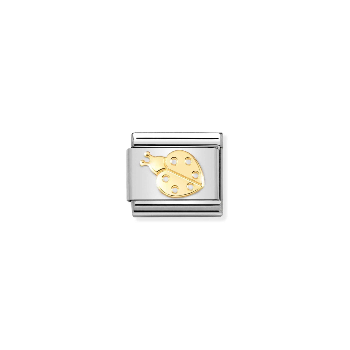 Nomination Classic Yellow Gold Ladybug Charm - Rococo Jewellery