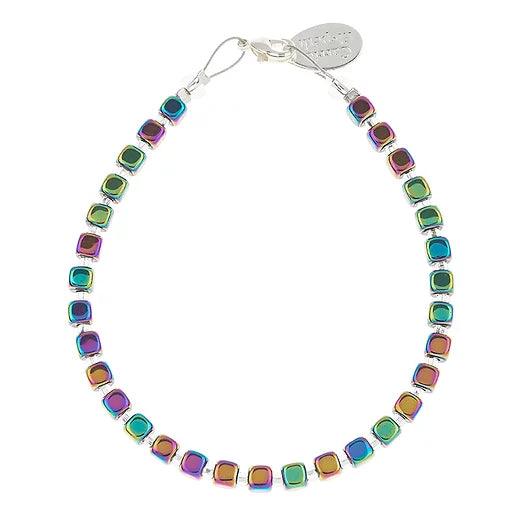 Carrie Elspeth Spectrum Cubes Bracelet - Rococo Jewellery