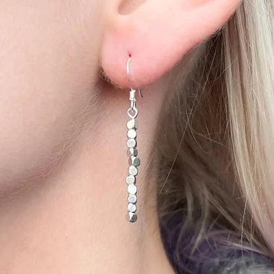 Carrie Elspeth Silver Spellbound Earrings - Rococo Jewellery