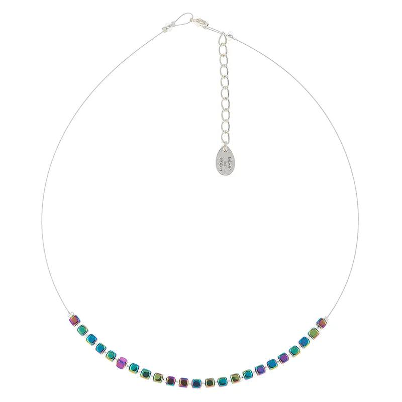 Carrie Elspeth Spectrum Cubes - Half Necklace - Rococo Jewellery