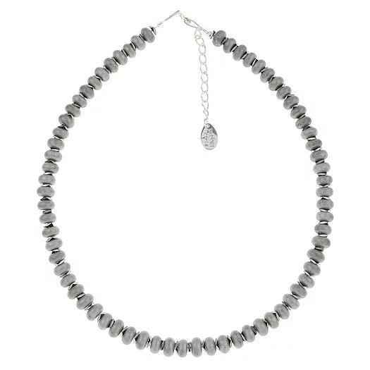 Carrie Elspeth Silver Nuggets Full Necklace - Rococo Jewellery