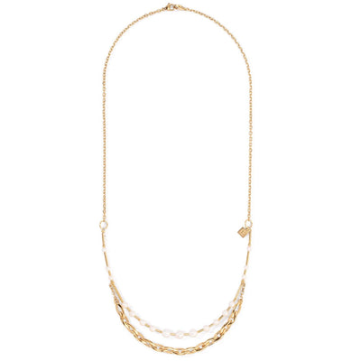 Coeur De Lion Chunky Chain and Pearls Fusion Multi-Wear Necklace - Rococo Jewellery