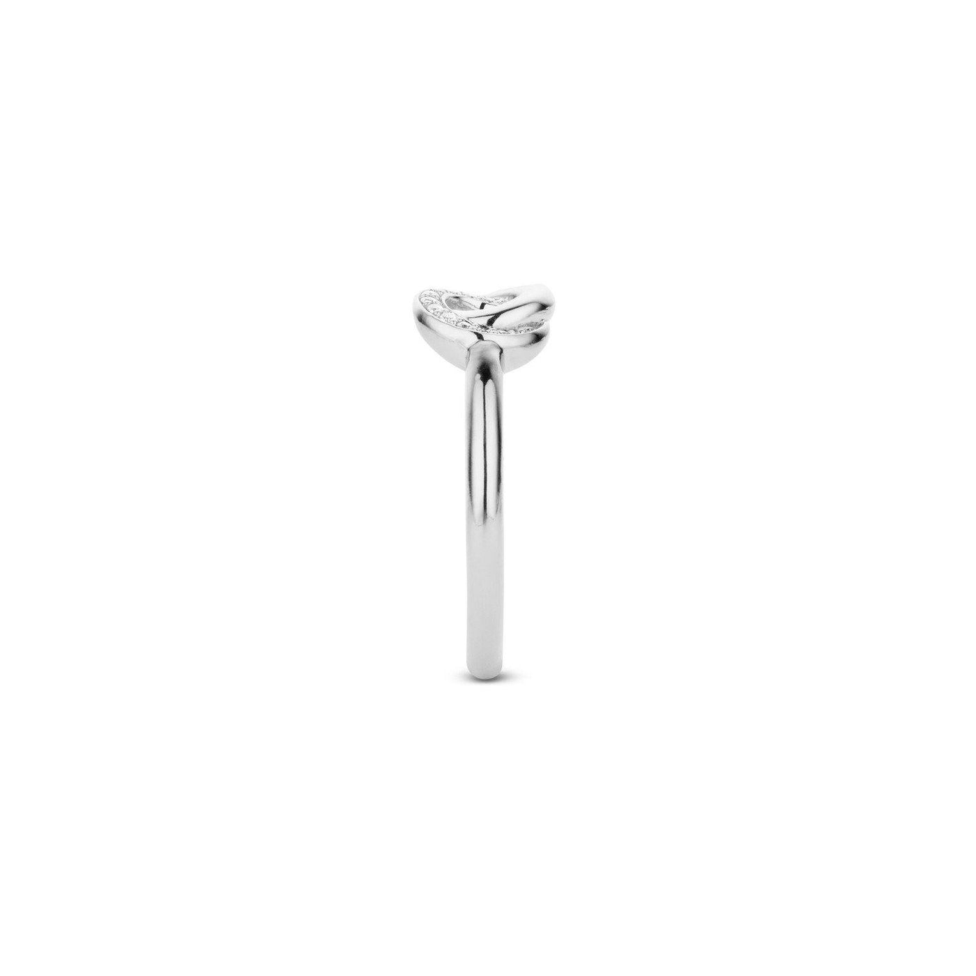 Ti Sento Sterling Silver Endless Flow Ring - Rococo Jewellery