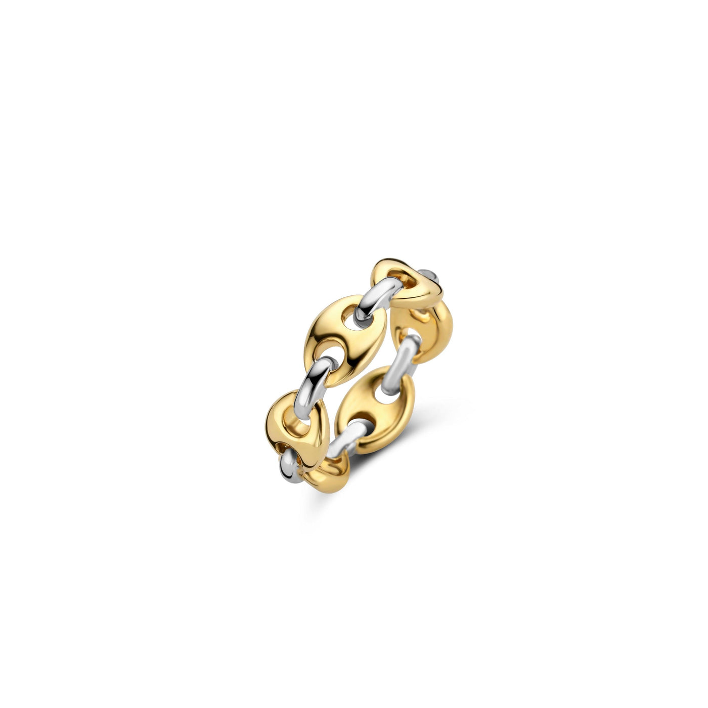 Ti Sento 18ct Gold Vermeil Anchor Ring - Rococo Jewellery