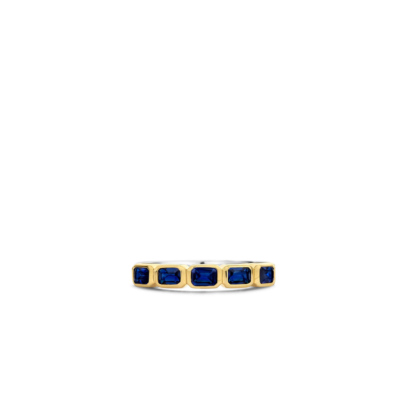 Ti Sento Dark Blue Crystal Ring - Rococo Jewellery