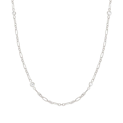 Nomination Silver Bella Figaro Chain Necklace - Rococo Jewellery