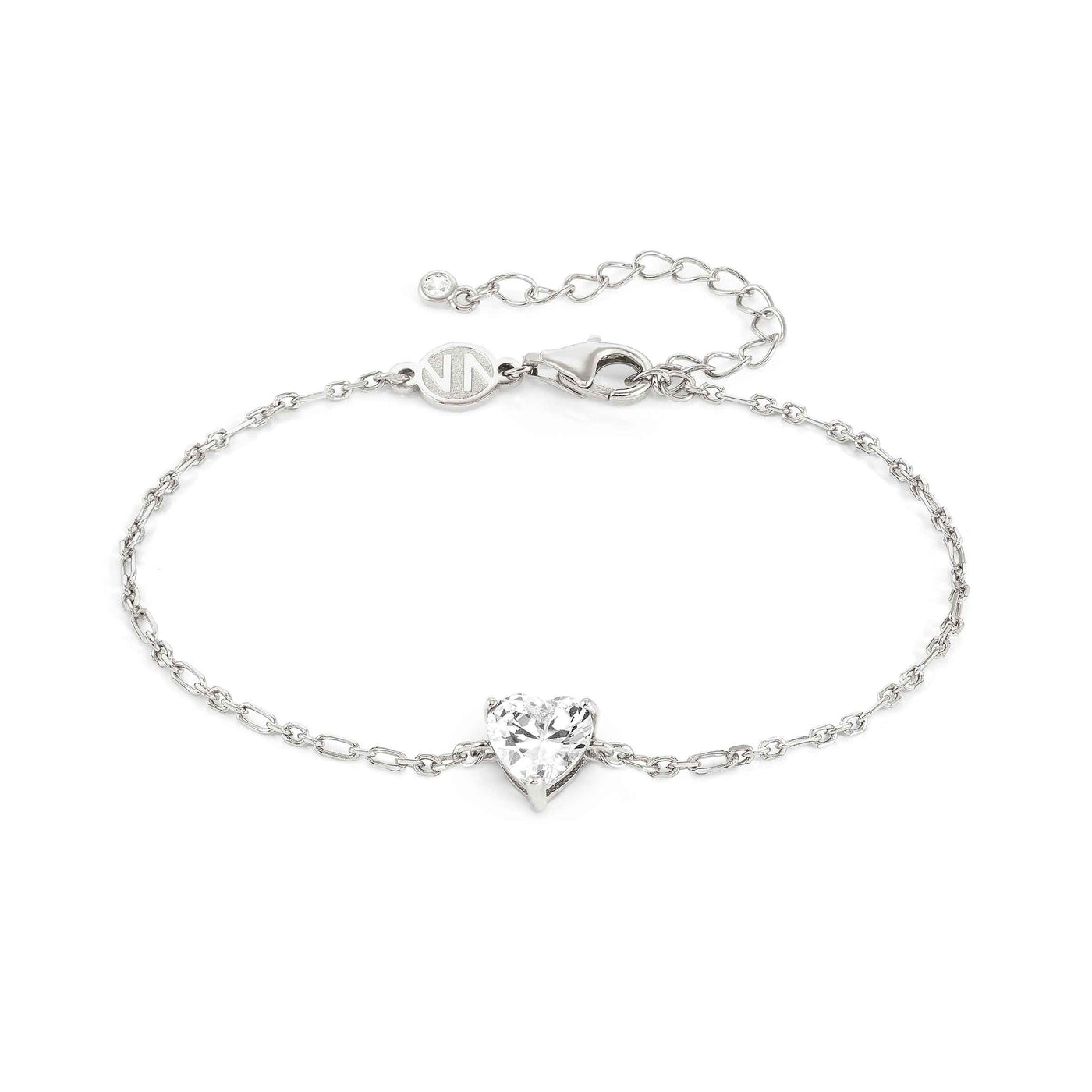 Nomination Sweetrock Sterling Silver Bracelet with Heart - Rococo Jewellery