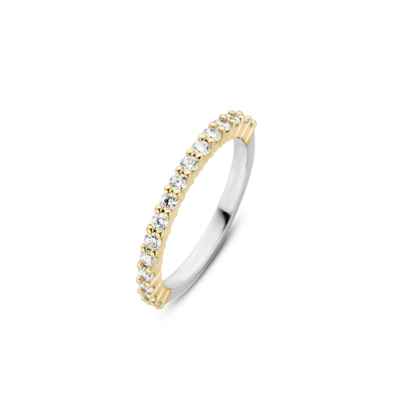 Ti Sento Eternity Style Ring - 18ct Gold Vermeil - Rococo Jewellery
