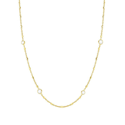 Nomination Gold Plated Bella Details Necklace - Rococo Jewellery