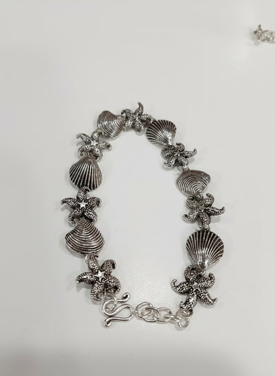 Seashell and Starfish Bracelet