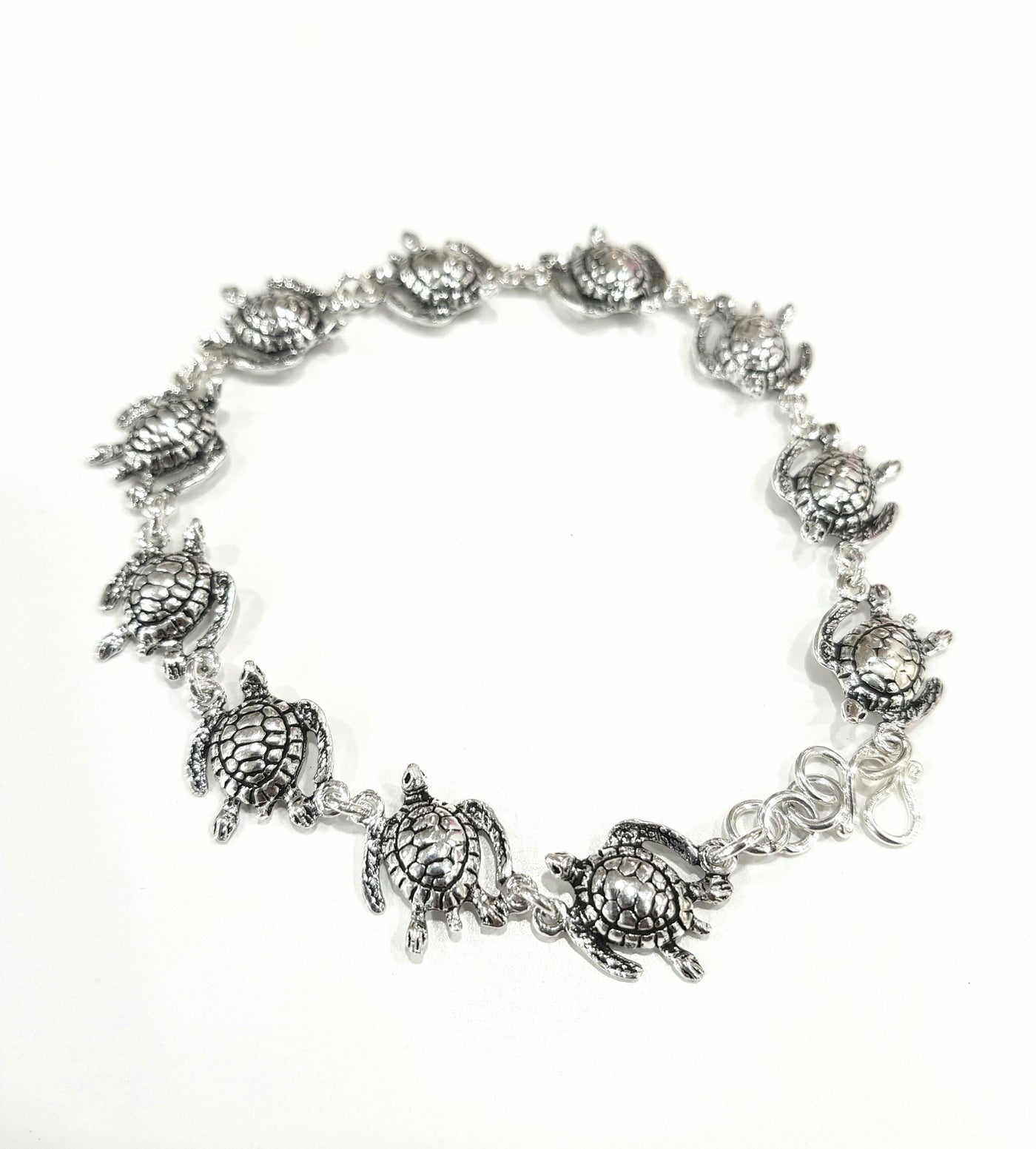 Turtle Bracelet - Sterling Silver - Rococo Jewellery