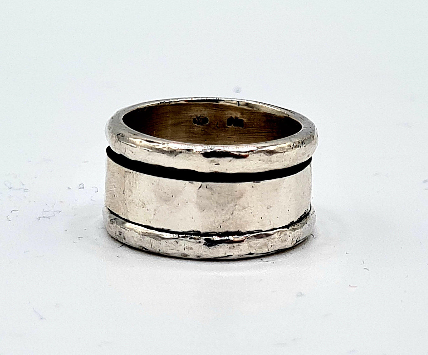 Yaron Morhaim Sterling Silver Spinning Wide Band - Rococo Jewellery
