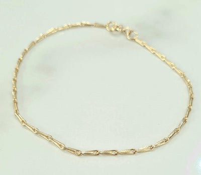 9ct Gold Hayseed Chain Bracelet - Rococo Jewellery