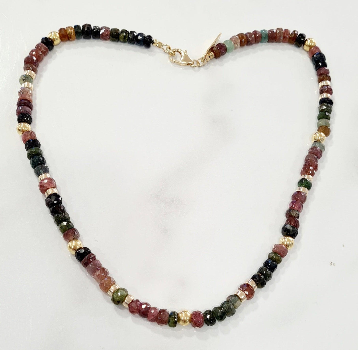 Yaron Morhaim Multicolour Faceted Tourmaline Necklace - Rococo Jewellery
