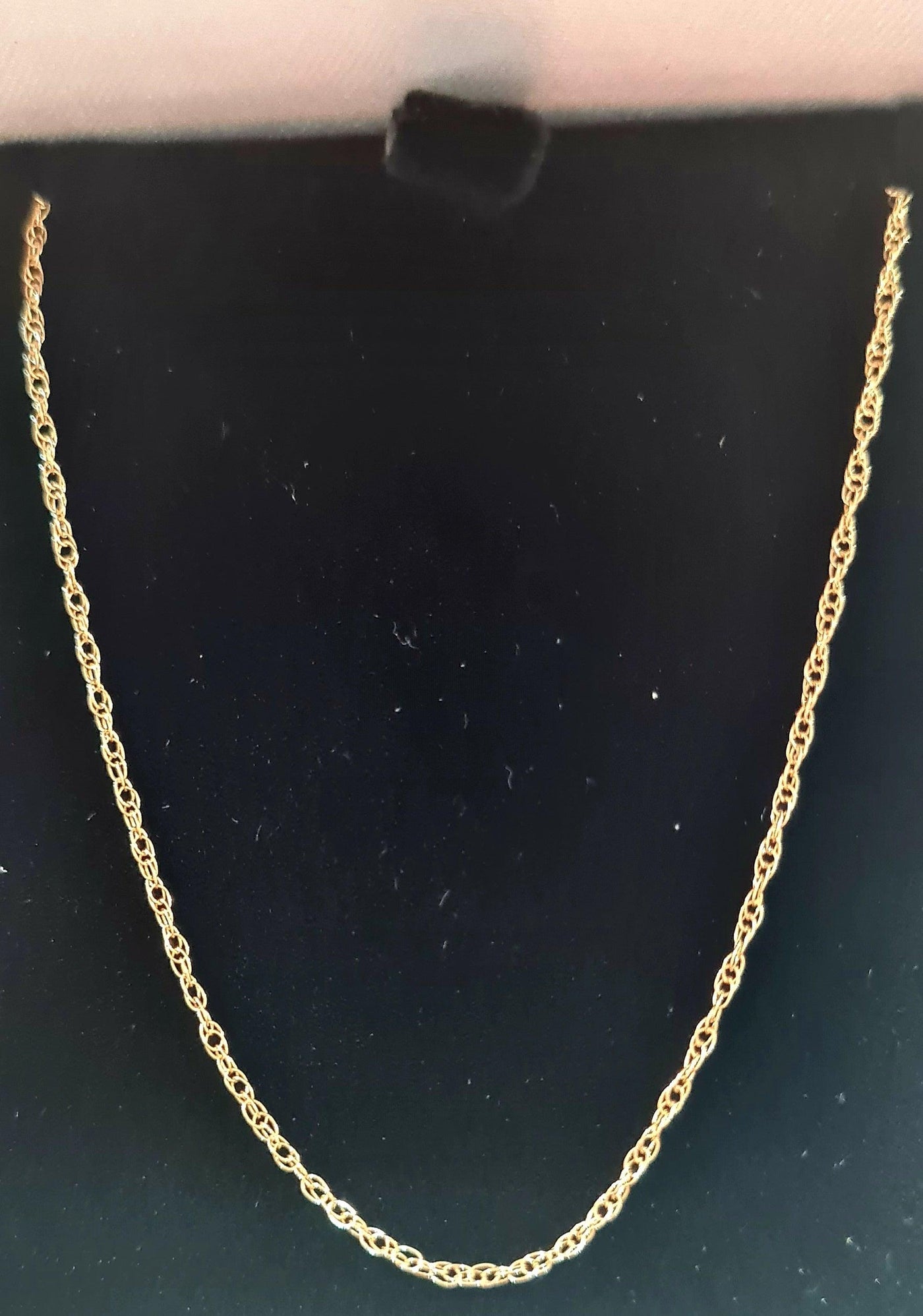 18" 9ct Gold Prince of Wales Rope Necklace - Rococo Jewellery