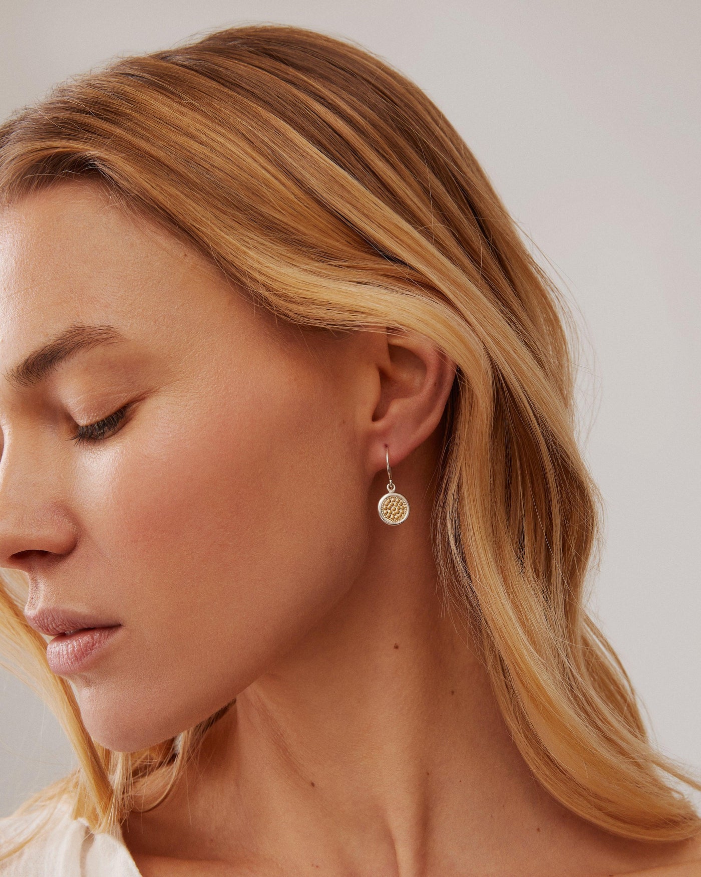 Anna Beck Classic Round Drop Earrings - Rococo Jewellery