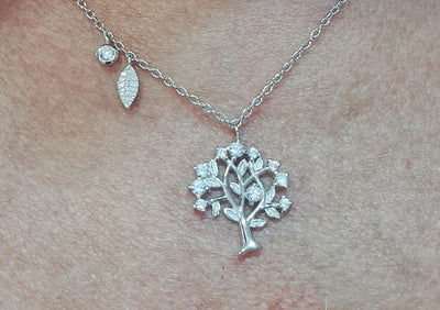 Tree of Life Necklace - Sterling Silver - Rococo Jewellery