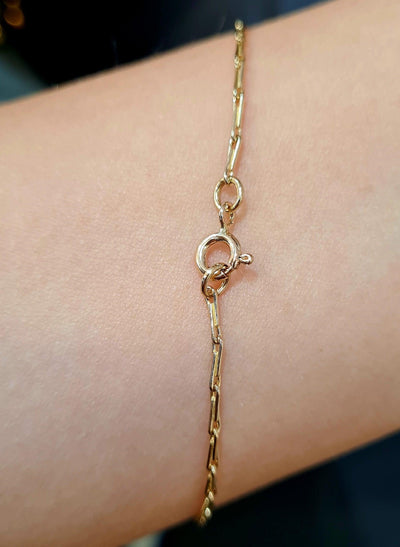 9ct Gold Hayseed Chain Bracelet - Rococo Jewellery