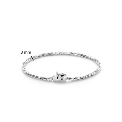 Ti Sento Fine Silver Chain Bracelet - Rococo Jewellery