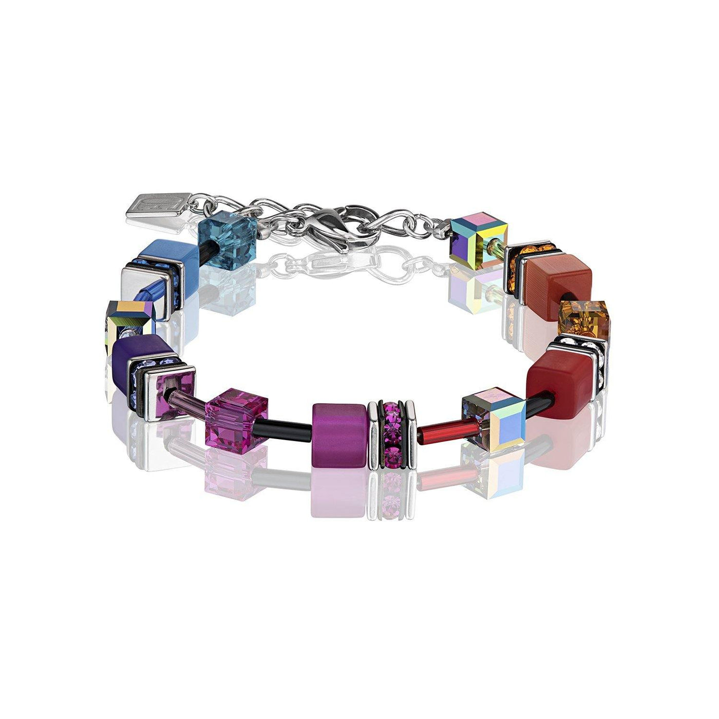 Coeur De Lion Multicolour Swarovski® Crystals GeoCUBE® Bracelet - Rococo Jewellery