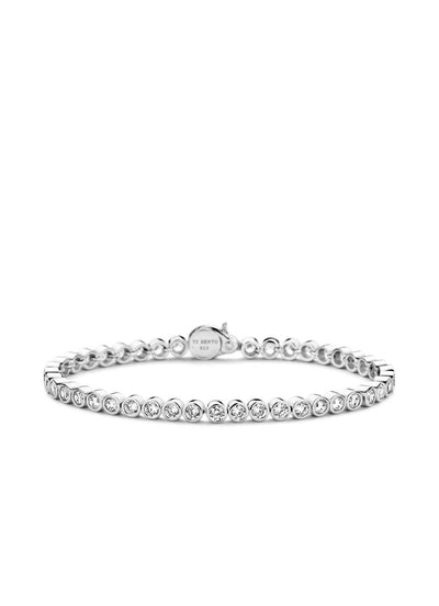 Ti Sento Sterling Silver Cubic Zirconia Tennis Bracelet - Rococo Jewellery