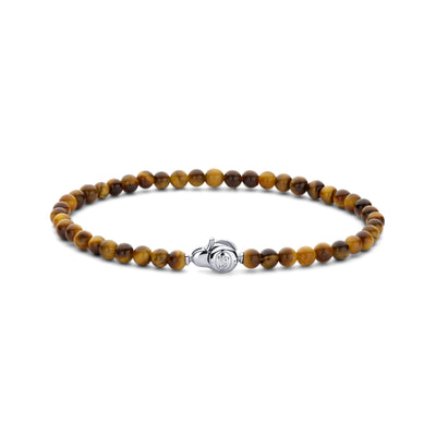 Ti Sento Tiger's Eye Bead Bracelet - Rococo Jewellery