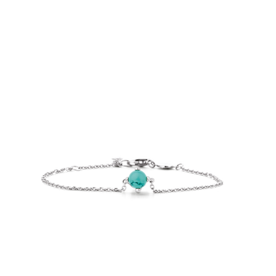Ti Sento Chain Bracelet - Water Blue or Turquoise - Rococo Jewellery