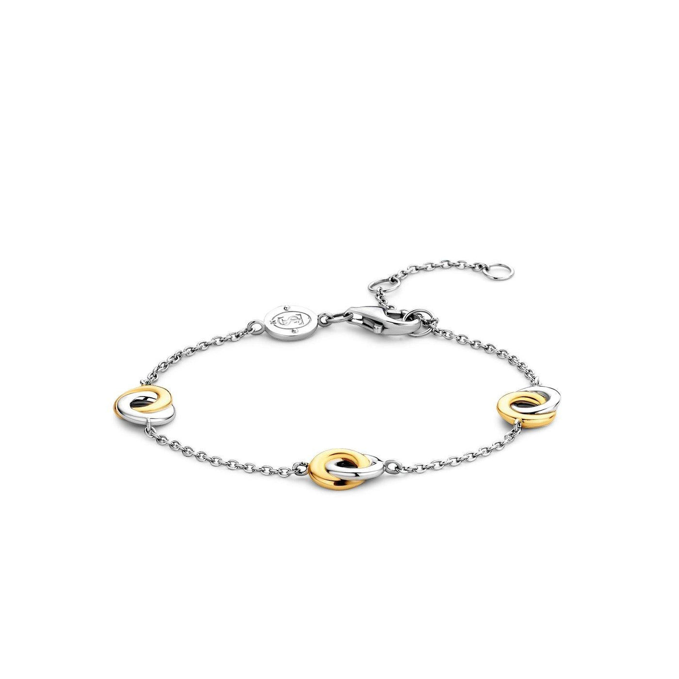 Ti Sento Infinity Bracelet - Sterling Silver & 18ct Gold Vermeil - Rococo Jewellery
