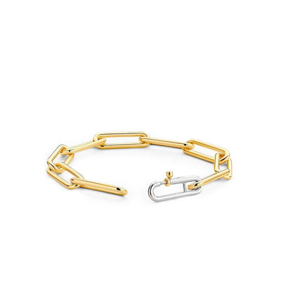 Ti Sento Chunky Long Links Bracelet - Sterling Silver or Gold Vermeil - Rococo Jewellery