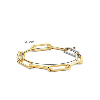 Ti Sento Chunky Long Links Bracelet - Sterling Silver or Gold Vermeil - Rococo Jewellery