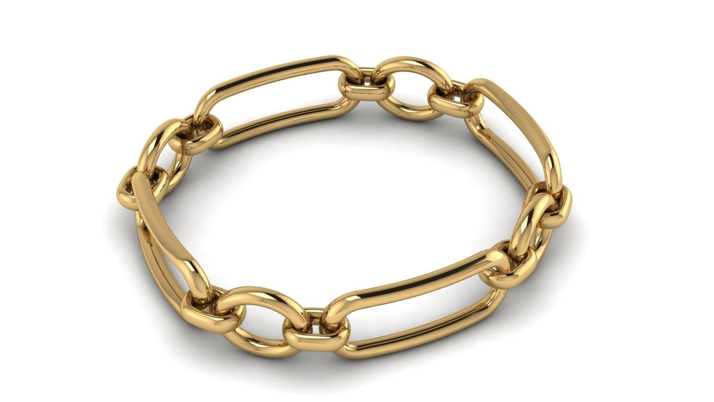 Ti Sento Gold Vermeil Chunky Links Bracelet - Rococo Jewellery