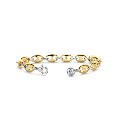 Ti Sento 18ct Gold Vermeil Anchor Bracelet - Rococo Jewellery