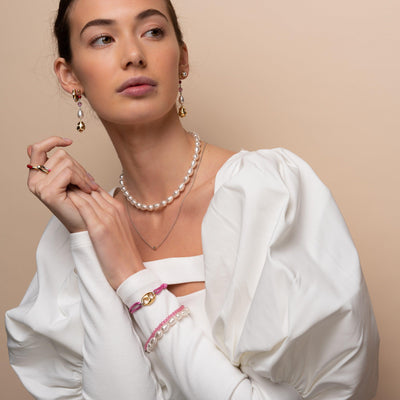 Ti Sento Baroque Pearl Bracelet - Rococo Jewellery
