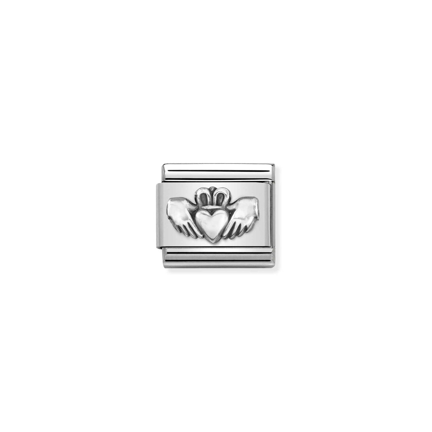 Nomination Classic Sterling Silver Claddagh Charm - Rococo Jewellery