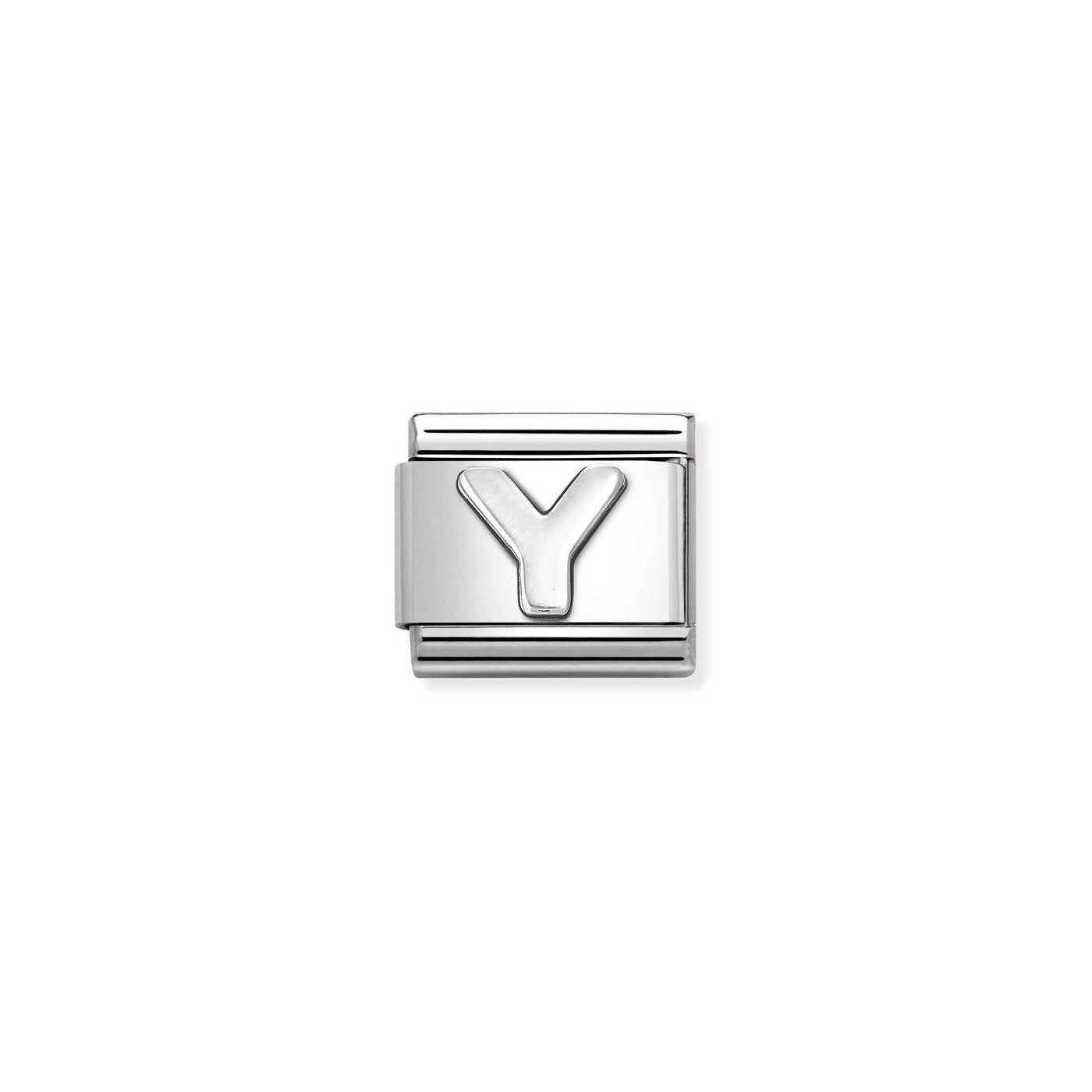 Nomination Classic Silver Letter Y Charm - Rococo Jewellery