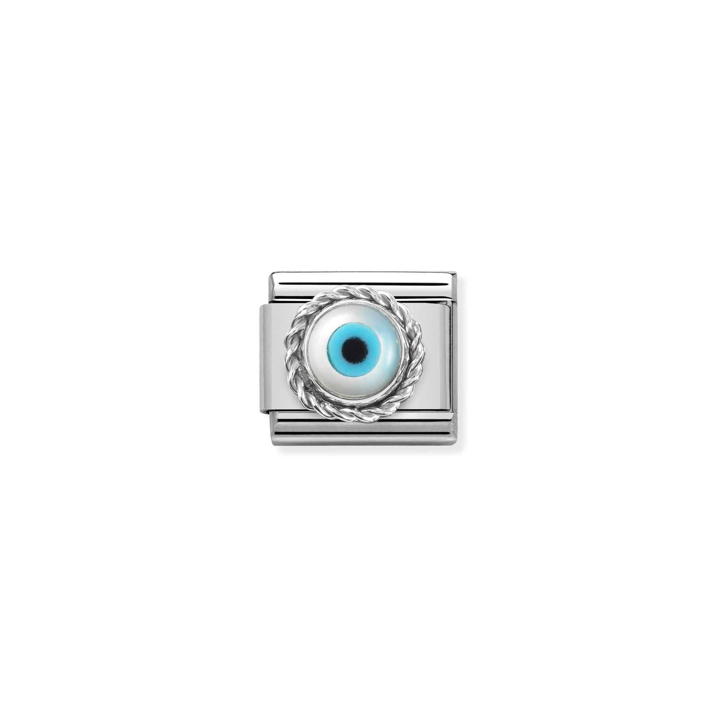 Nomination Classic Sterling Silver Greek Eye of Protection Charm - Rococo Jewellery