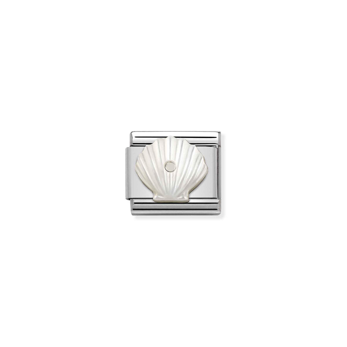 Nomination Classic Silver Mother of Pearl Shell Charm - Rococo Jewellery