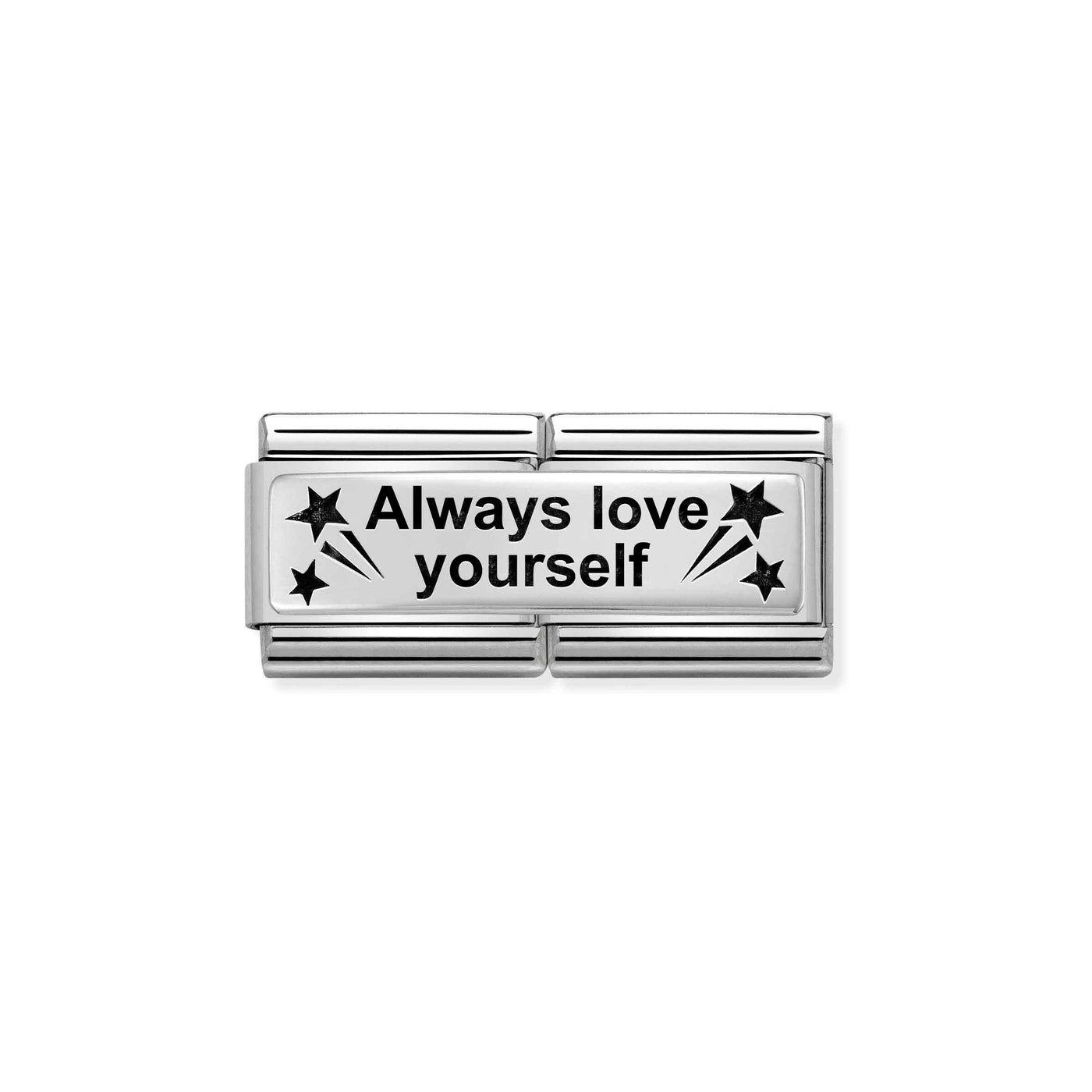 Nomination Classic Silver Always Love Yourself Double Charm - Rococo Jewellery