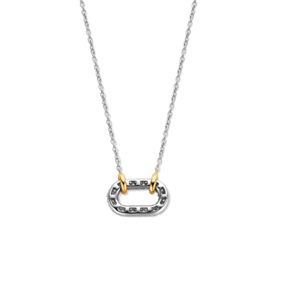 Ti Sento Cubic Zirconia Open Link Necklace - Rococo Jewellery