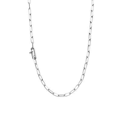 Ti Sento Silver Necklace with Mini Silver Chain Links - Rococo Jewellery