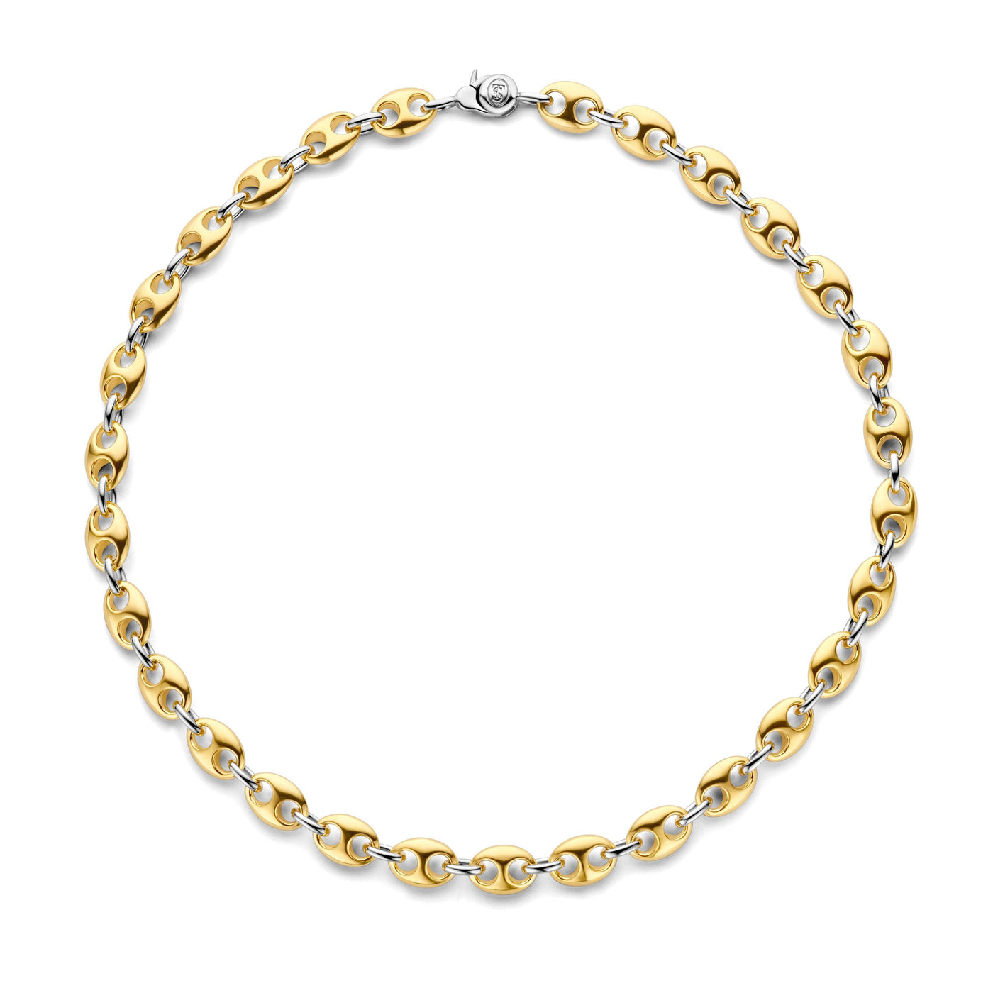 Ti Sento 18ct Gold Vermeil Anchor Necklace - Rococo Jewellery