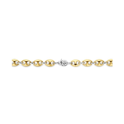 Ti Sento 18ct Gold Vermeil Anchor Necklace - Rococo Jewellery