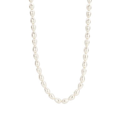 Ti Sento Silver Baroque Pearl Necklace - Rococo Jewellery