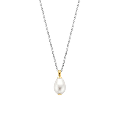 Ti Sento Single Baroque Pearl Necklace - Rococo Jewellery