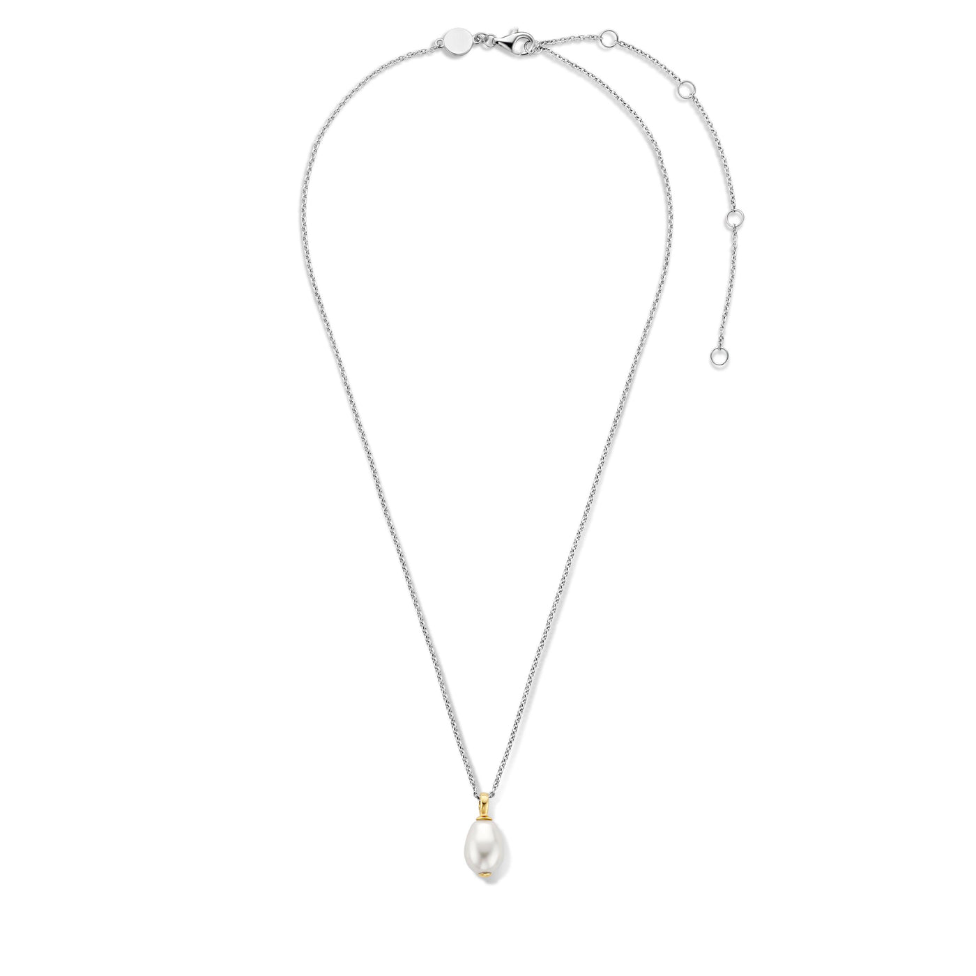 Ti Sento Single Baroque Pearl Necklace - Rococo Jewellery