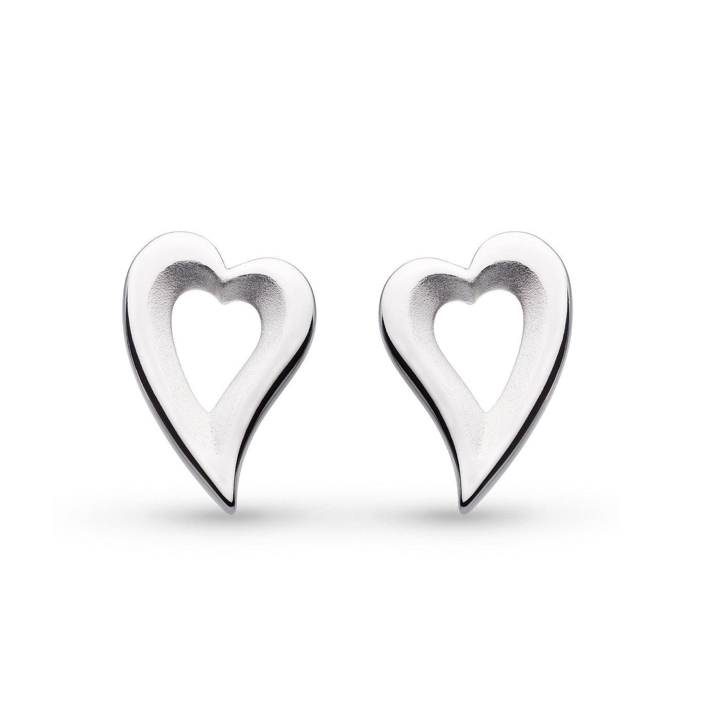 Kit Heath Desire Love Story Heart Grande Earrings - Rococo Jewellery